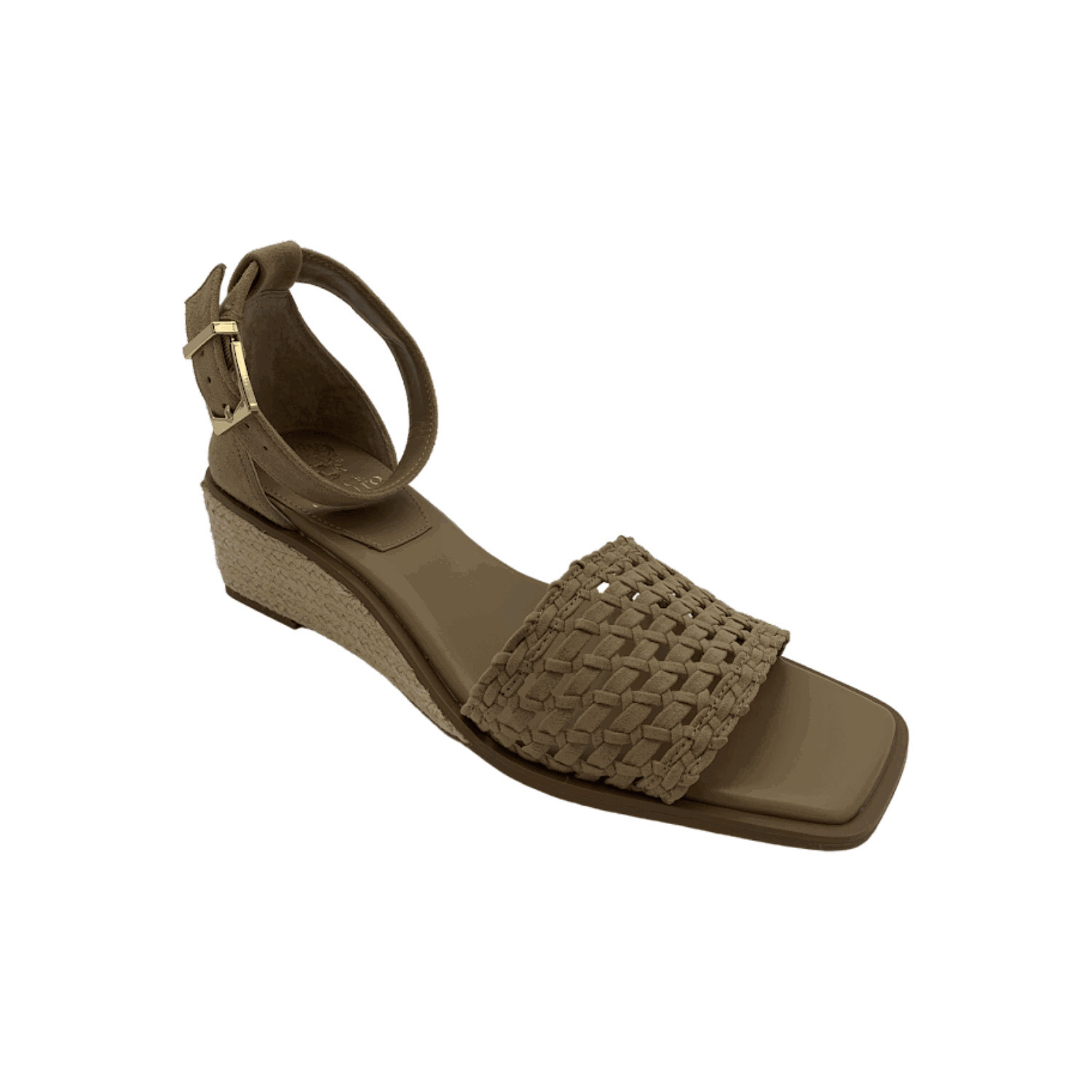 Vince Camuto Adjustable Espadrille Wedge Sandals Bretandi Tortilla - Medium